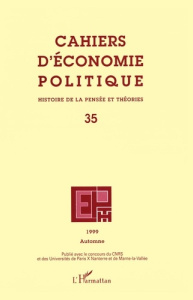 CAHIERS D'ECONOMIE POLITIQUE N° 35 AUTOMNE 1999