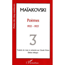 Poèmes. 3 Tome 3 - Poèmes 1922-1923