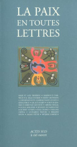 La paix en toutes lettres - COLLECTIF