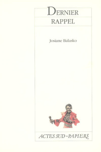 Dernier rappel - Balasko Josiane