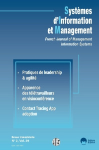 Systèmes d'information et management n°2 volume 29. Pratiques de leadership et agilité - Hoareau Emilie ; Péréa Céline ; Loussaief Leïla ;