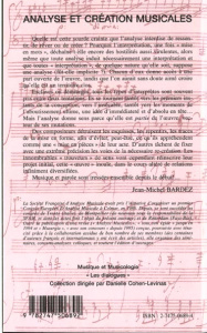 Analyse et création musicales. Actes du Troisième Congrès Européen d'Analyse Musicale, Montpellier 1