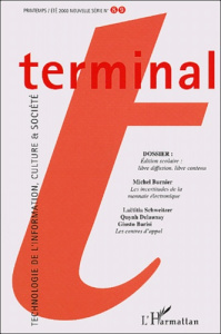 Terminal N° 89 Printemps-Eté 2003 : Edition scolaire : libre diffusion, libre contenu