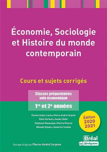 Economie, sociologie et histoire du monde contemporain. Edition 2020-2021 - Corpron Pierre-André