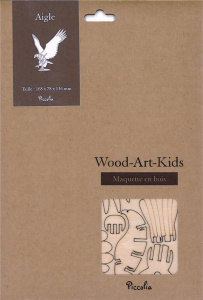 Aigle. Maquette en bois Taille : 168 x 78 x 136 mm - COLLECTIF