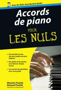 Accords de piano pour les nuls - Pawlak Maxime ; Pawlak Renaud