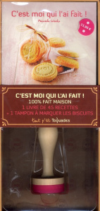 Coffret c'est moi qui l'ai fait ! 1 livre de 45 recettes + 1 tampon à marquer les biscuits - Weeks Pascale