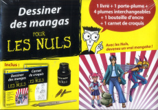 Dessiner des mangas pour les nuls. Coffret 1 livre, 1 porte-plume, 4 plumes interchangeables, 1 bout - Okabayashi Kensuke ; Anzai Nobuyuki