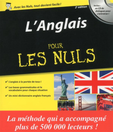 L'Anglais pour les Nuls. 2e édition. Avec 1 CD audio - Brenner Gail ; Raimond Claude ; Costello Claire