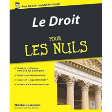 Le droit pour les nuls - Guerrero Nicolas