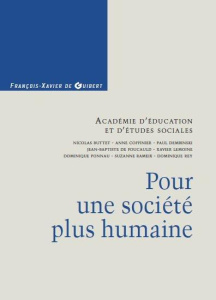 Pour une société plus humaine - Rameix Suzanne, Collectif , Buttet Nicolas, Coffi