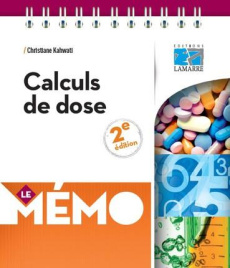 Calculs de dose - Kahwati Christiane