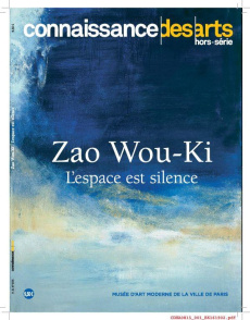 Connaissance des arts hors-série/815/Zao Wou-Ki, l'espace est silence / Zao Wou-Ki, l'espace est sil - Collectif