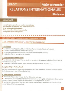 Relations internationales - Guillet Marie-Bénédicte