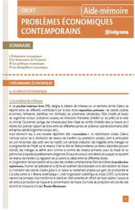 Problèmes économiques contemporains - COLLECTIF