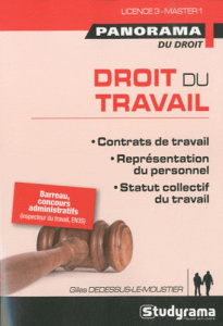 Droit du travail. Contrats de travail, représentation du personnel, statut collectif du travail - Dedessus-Le-Moustier Gilles