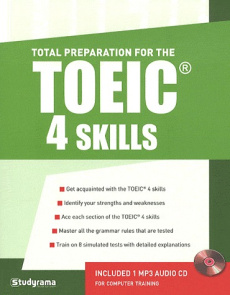 Total Preparation for the TOEIC 4 Skills. Avec 1 CD audio MP3 - Silly Hubert