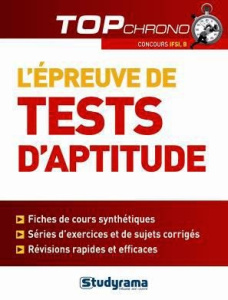 Tests d'aptitude IFSI - Moutarlier Muriel
