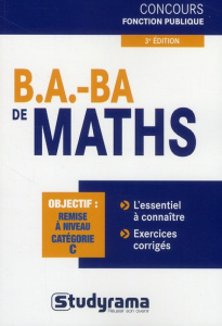 B.A. BA de maths. 3e édition - Boulkéroua Rezak