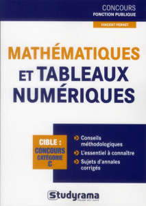 Mathématiques et tableaux numériques - Pernet Vincent