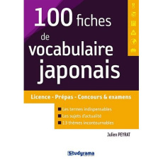 100 fiches de vocabulaire japonais - Peyrat Julien