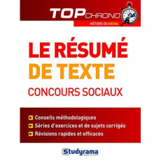 Le résumé de texte, concours sociaux - Jaubert Stéphanie ; Brunel Laurence