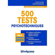 500 tests psychotechniques - Brunel Laurence ; Tolédano Gaëlle