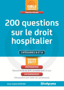 100 fiches sur le droit hospitalier. Catégories B et A, Edition 2017 - Fisman Jérôme ; Moûtier Anne-Sophie