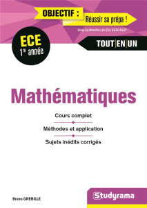 Mathématiques ECE 1re année - Grébille Bruno