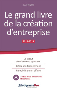 Le grand livre de la création d'entreprise. Edition 2018-2019 - Triquère Claude