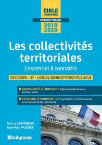 Les collectivités territoriales. Edition 2019-2020 - Kerambrun Jérôme ; Pasquet Jean-Marc