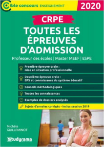 CRPE toutes les épreuves d'admission. Edition 2020 - Guilleminot Michèle ; Guilleminot-Gamin Emilie ; T