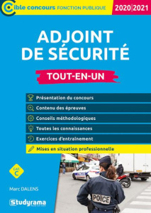Adjoint de sécurité. Tout-en-un, Edition 2020-2021 - Dalens Marc