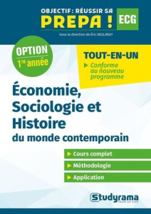 Economie, sociologie et histoire du monde contemporain 1re année. Edition 2021 - Jutier Hervé ; Keslassy Eric