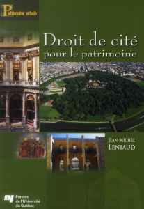 DROIT DE CITE POUR LE PATRIMOINE - LENIAUD JEAN MI