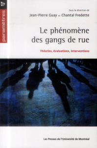 Le phénomène des gangs de rues. Théories, évaluations, interventions - Guay Jean-Pierre ; Fredette Chantal