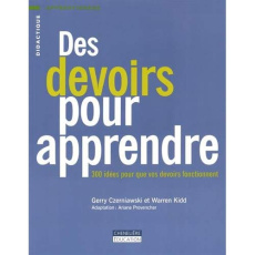 Des devoirs pour apprendre - Czerniawski Gerry
