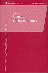 Sextant N° 26/2009 : Femmes exilées politiques - Morelli Anne