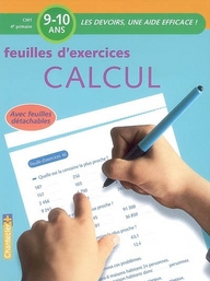 Feuilles d'exercices calcul CM1 - Vermeulen Moniek ; Gervy Cédric