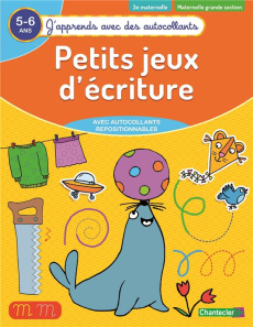 Petits jeux d'écriture 3e maternelle, maternelle grande section 5-6 ans. Edition 2019 - COLLECTIF