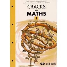 Cracks en Maths 1. Fichier d'apprentissages - Van Lint Sylvie ; Hemmeryckx Nicole