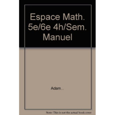 Espace math 5e/6e. Theorie - 4 periodes/semaine