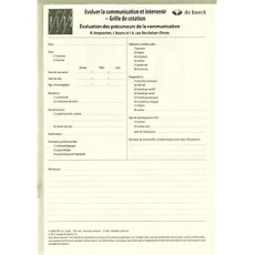 Evaluer la communication et intervenir. Grille de cotation - Verpoorten Roger ; Noens Ilse ; Van Berckelaer-Onn