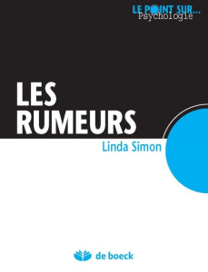 Les rumeurs - Simon Linda