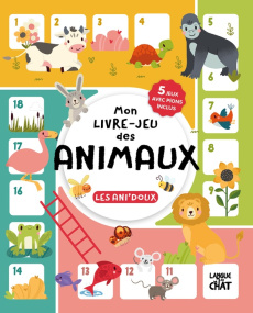 Mon livre-jeu des animaux. Avec 5 jeux avec pions inclus - Pillow Mad