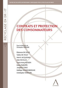Contrats et protection des consommateurs - Verdure Christophe