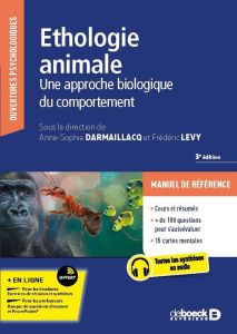 Ethologie animale. 3e édition - Darmaillacq Anne-Sophie ; Lévy Frédéric