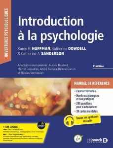 Introduction à la psychologie. 3e édition - Huffman Karen ; Dowdell Katherine ; Sanderson Cath