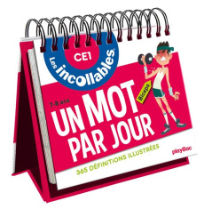 Un mot par jour CE1. 365 définitions illustrées - Lazé Christophe