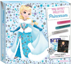 Princesses. Avec 3 tubes de paillettes, 8 magnets à colorier et 1 stylet malin double embout - Paquet Line